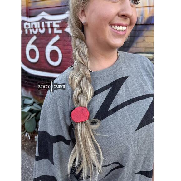 Red Rock Western Southwestern Ponytail Holder - Picture 3 of 3